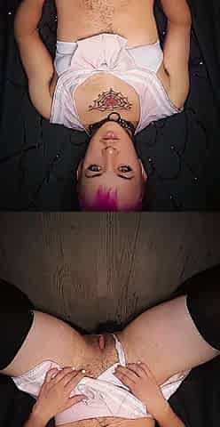 Ftm catboy sucks and rides his breeding toy for a adorable creampie