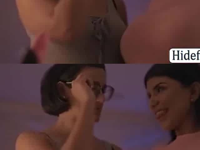 Busty Brunette Licks And Fucks Her Horny Friends Pussy