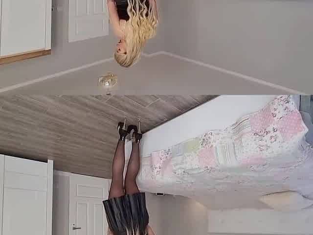 POV Oral job with sexy blond curvy mother i'd like to fuck