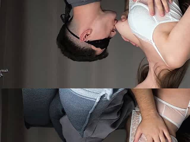 The Neighbour licks my CONSUMMATE MELONS. ???? Palatable Angel Gets a GREAT CLIMAX. Real Enjoyment