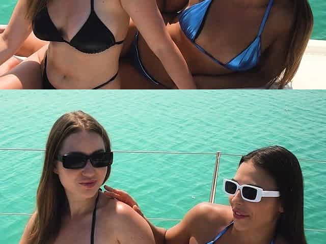 A day ont he water and a wet foursome