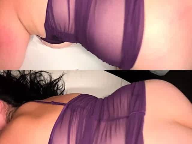 POV blowjob amateur eurobabe in red devil lingerie