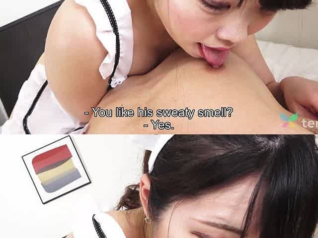Asami Wakana Is a Housewife Dressed up in a Costume Fucking the Deliveryman