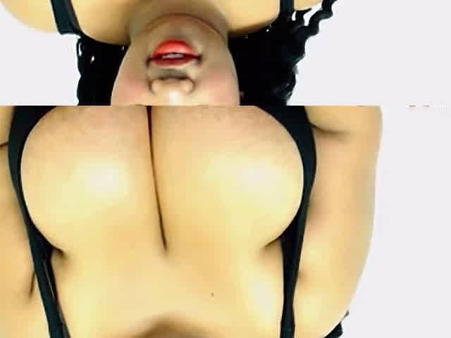 Big-Titted Black BBW on Webcam