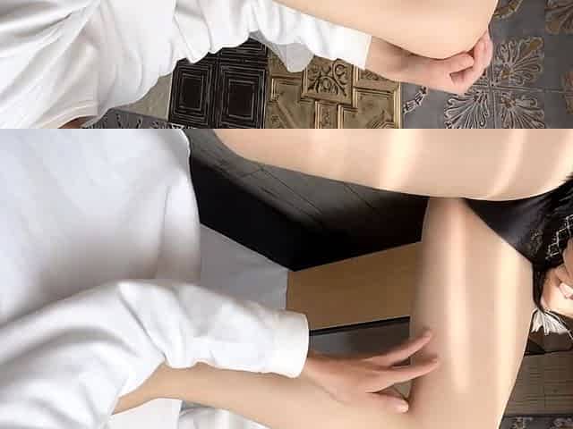 Foot Fetish and Sex with Cumshot on Asian Amateur's Feet