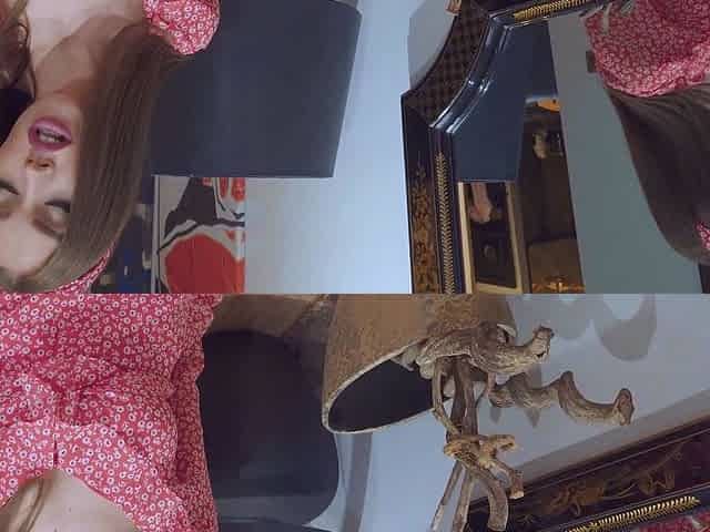 Luxury Girl uses her feet and pussy to please