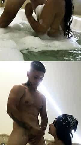 passionate sex of a beautiful girl in a hotel room