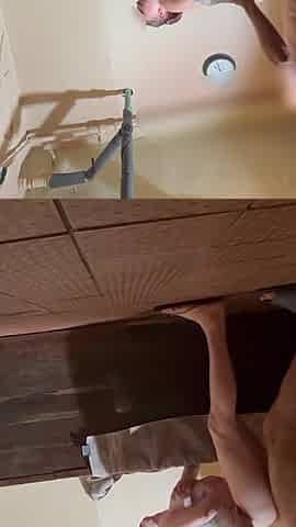 Dickflash Two Sauna Strangers Anal Creampie by 9inch Dick