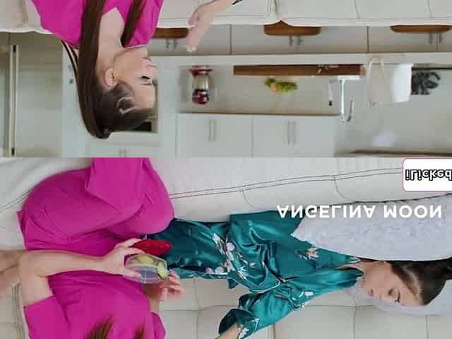 Breasty masseuse makes her client groan whilst eating her vagina