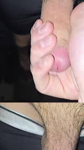 Masturbating cuming at the end