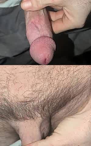Jerking off weenie edging oozing precum