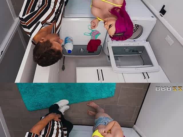 Lily Lou gives nice titjob to Mick Bkue