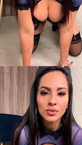 KarBGarcia OnlyFans Black Lingerie & Stockings Tease