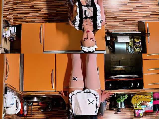 Breasty Maid Gets Ribald with a Bang Machine During the time that Tidying Up