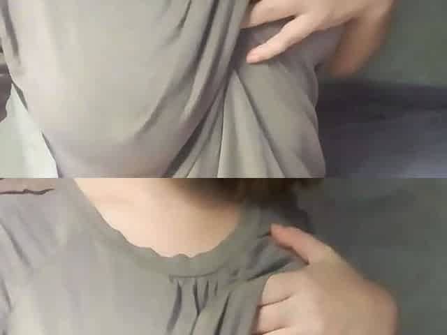 Big-Titted Blonde Latina Touches Her Boobs Solo on Webcam