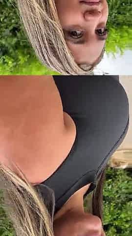 Sexy blond sucks a stranger's perspired schlong in the midst of the cart