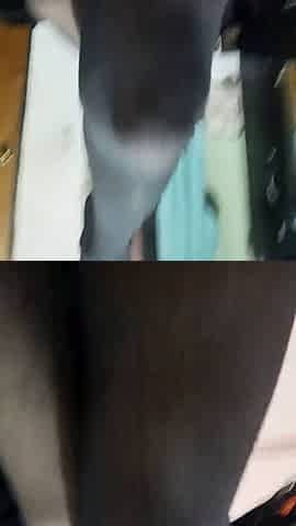 Femboy en pantimedias, atado