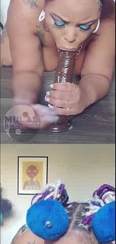 Biggest Ebony Rod Unfathomable Mouth