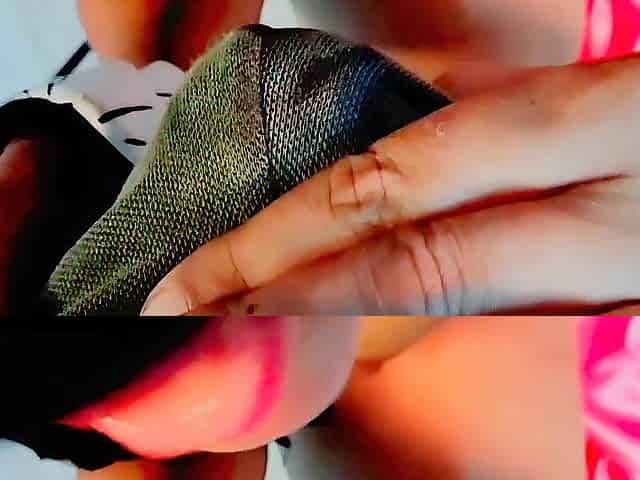 The penis-thirsty Bhabhi sucked the schlong and squirted on her bazookas.