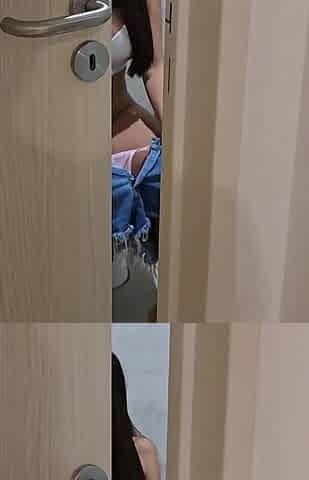 Big booty latina brunette shouts at stepbro and sits on his big cock
