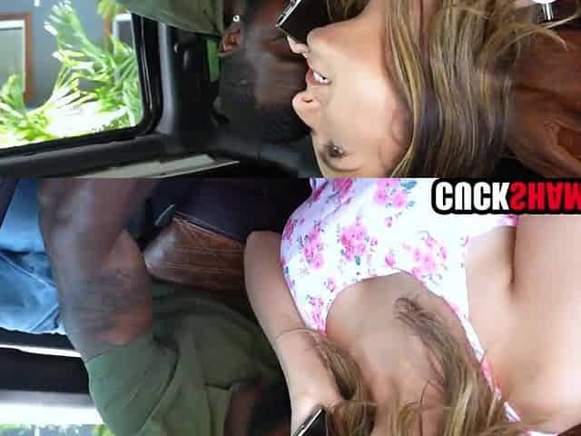 Wife hookups with ebony dude & records it for cuck spouse - Immodest Danii