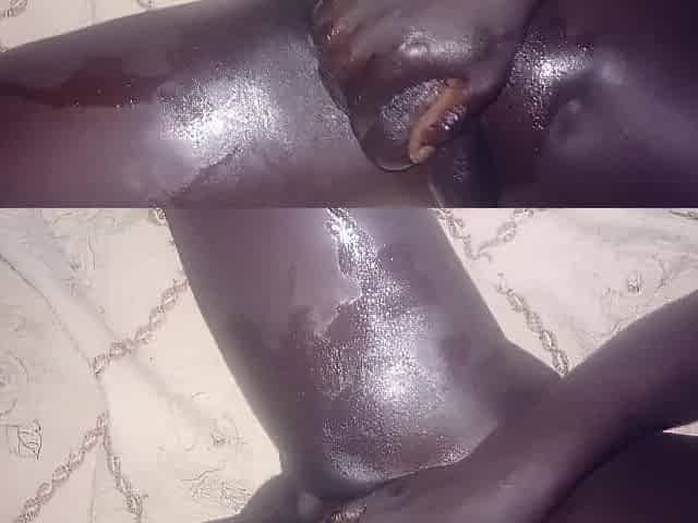 Cold ebony shlong cumming also much
