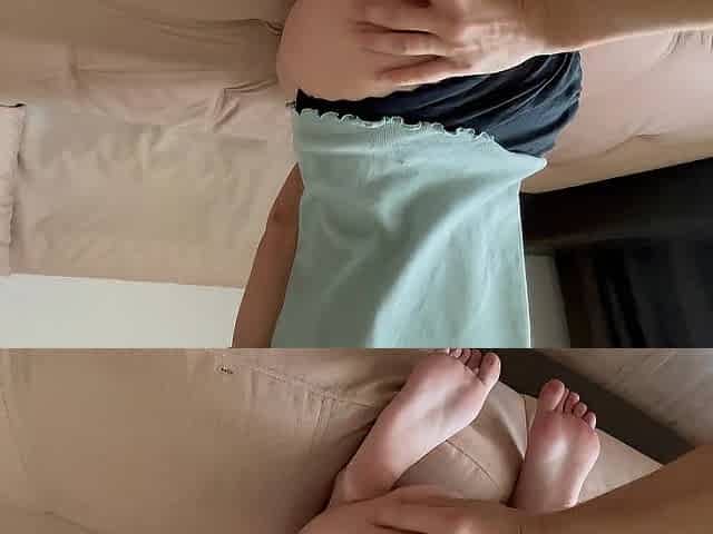 A neighbour's thick schlong stretches a constricted cunt