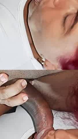 Mature Sucking Cock. POV