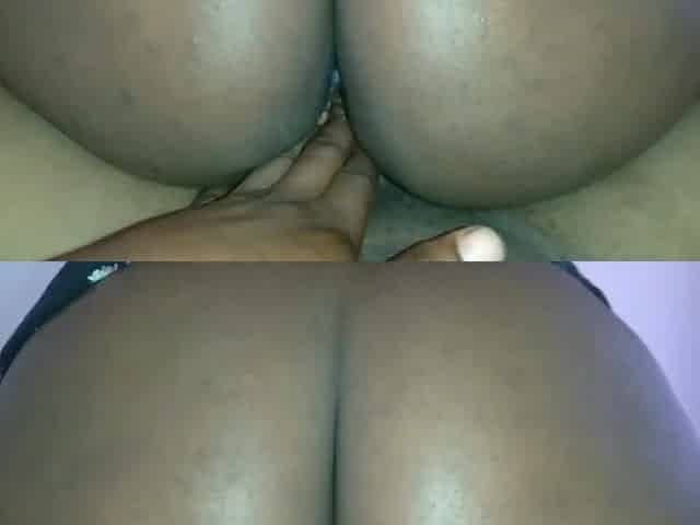 Plump Butt Black Rides BBC In Reverse Cowgirl
