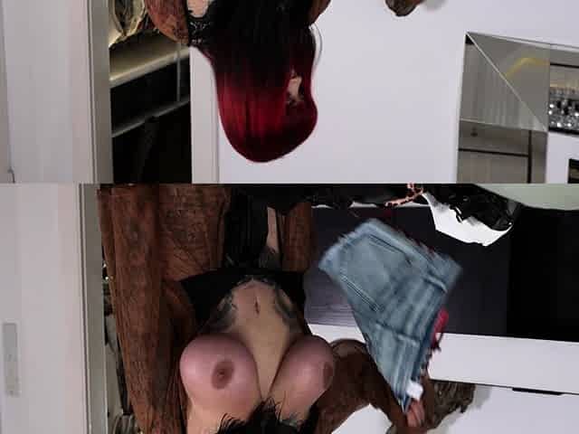Tattooed Beauty Sabien DeMonia Rides Dick After Boob Worship