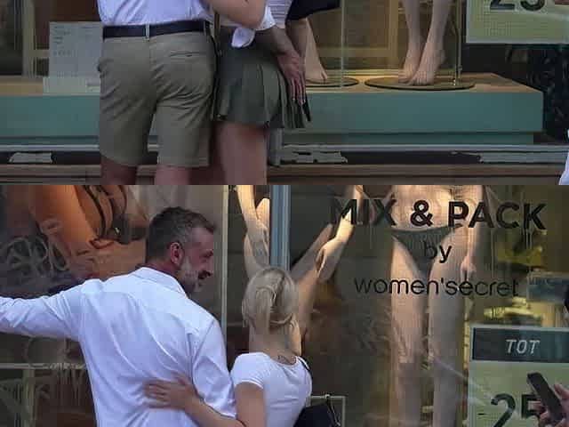 Blonde MILF Angie Seduces Stranger While Husband Watches