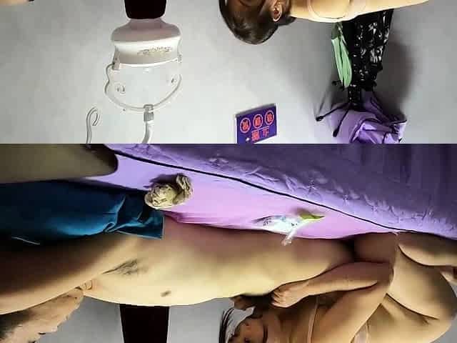 Asian Blonde Caught On Hidden Cam