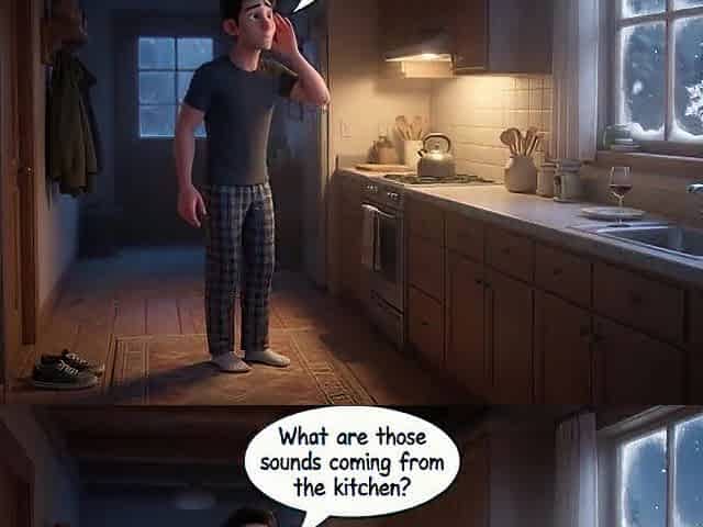 Kevin Finds Excitement with His Stepmother During a Lengthy Winter Absence (ai Generated)