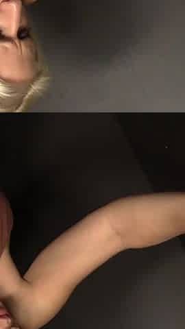 Sammie Spades does cock sucking with massive cock while masturbating clit