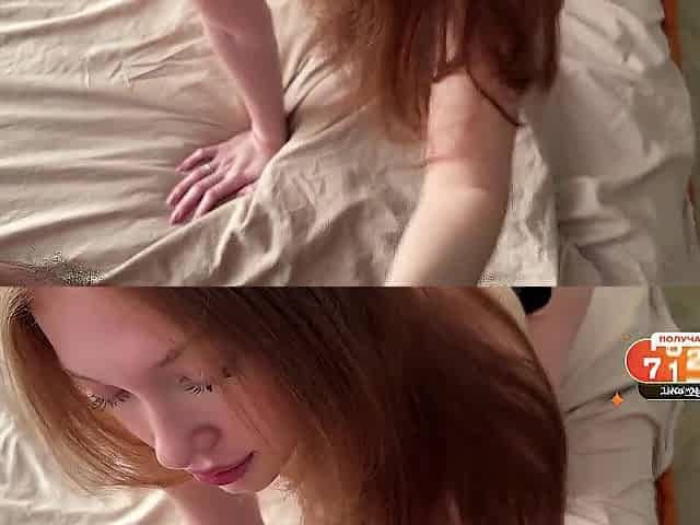 Share a Daybed with My Large Titty Step Sister and Cum from Friction