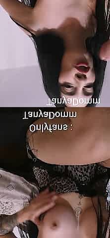 Hung trans cutie giving bi-sexual encouragement