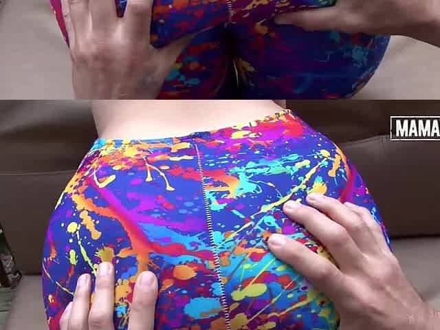 Large Tit Latin chick Bent Over During the time that That guy Rubs Oil Unfathomable Into Her Thick Booty