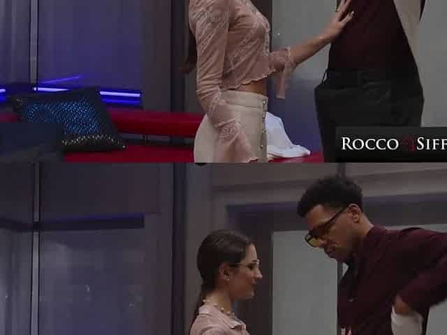 ROCCO SIFFREDI - Slutty Brunette hair Candie Luciani Gets Her Booty Destroyed by Giant Cocked Doc