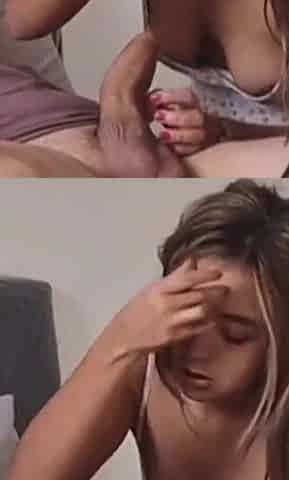 Big Ass Latina Sucking Cock on Doggystyle