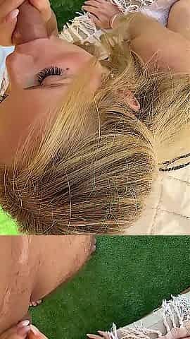 Outdoor SEX HARD Doggy Huge Tit Ejaculation