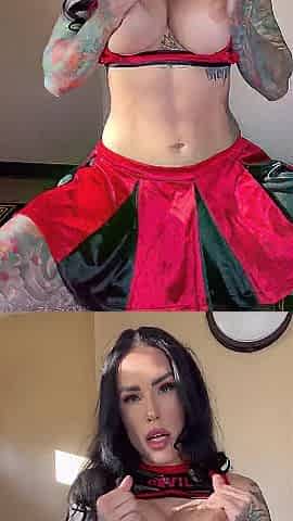 Lustful Devil Cheerleader Bianca Bailee Sextoy Screws Her Vagina