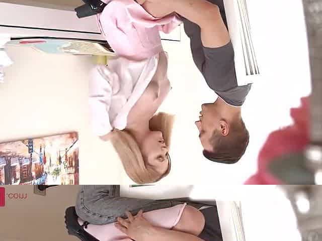 High Performance - Blonde Gets A Strong And Big Cock For High Academic Performance