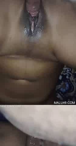Boy fucking aunty until creampie in pussey