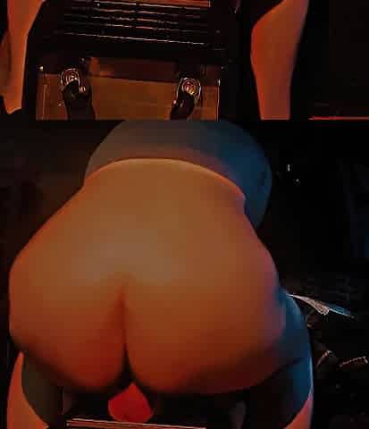 Use his big sex-toy in his butt 1st time and it lastly slip in