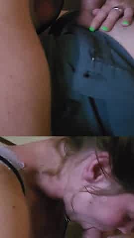 Amateur sloppy fellatio