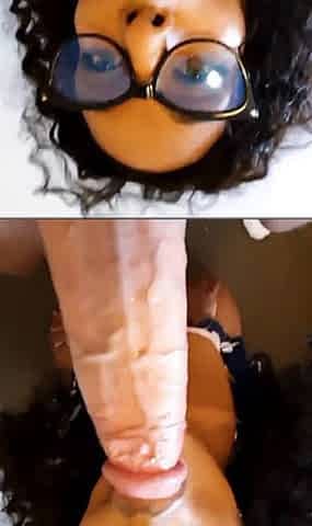Black woman loves milking his BWC