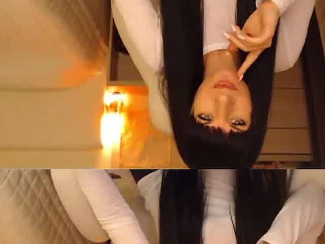 Little Titty Brunette hair Jessy Hawt Disrobe & Tease