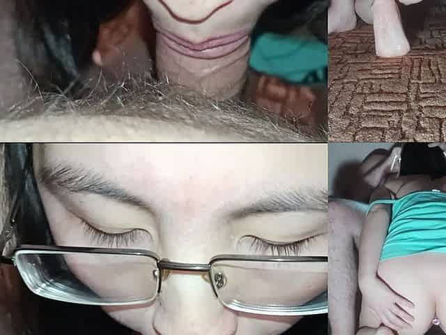 The Mouth and Anus of the Korean Girl Are Busy, Only Cum Is Needed