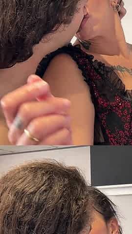 This Unfaithful Bride with a Large Clitoris Gave Him Anal Sex Without a Condom and Let the Guy Ejaculate Inside