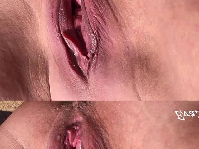 Close-up pissing cunt plus bonus slowmo